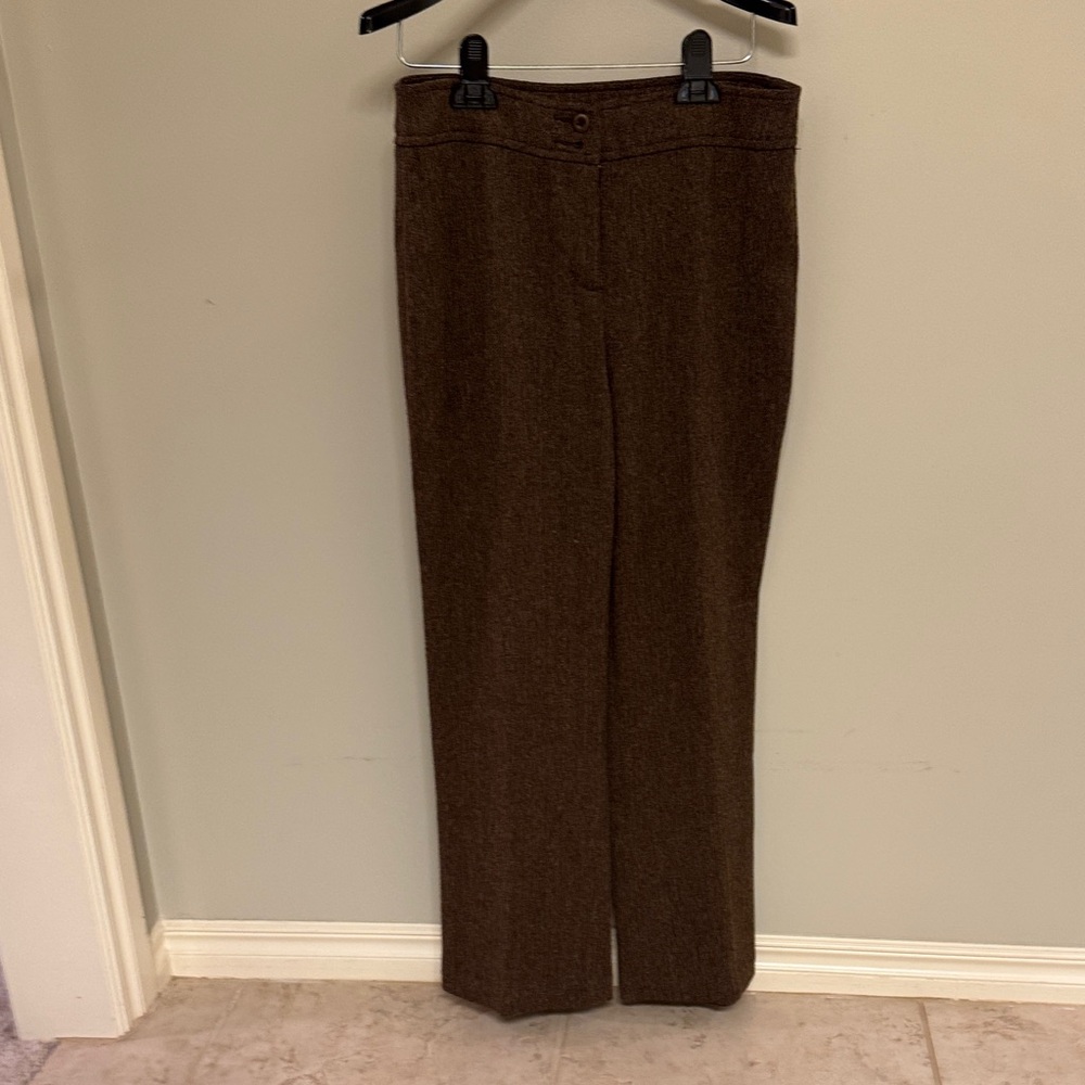 Women’s Brown Herringbone Pants